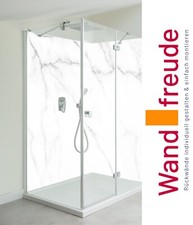 Duschrückwand Alu Carrara Marmor Duschrückw...