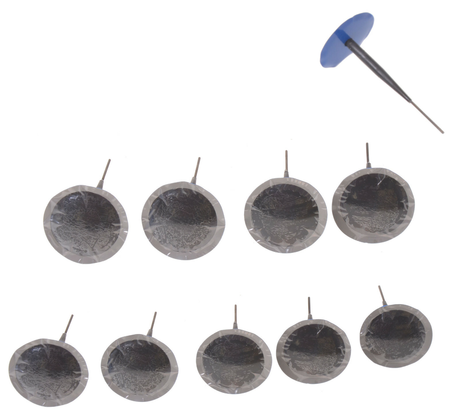 10x Reifenreparaturkörper Reifenpflaster Funghi Pkw Riparazione Gomme Auto 6mm