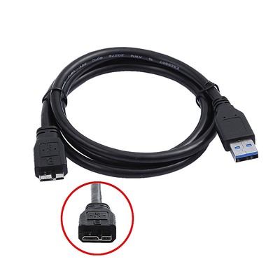 USB 3.0 Charger + Data Sync Cable For Toshiba Canvio Portable Hard Drive HDTC615XK3B1