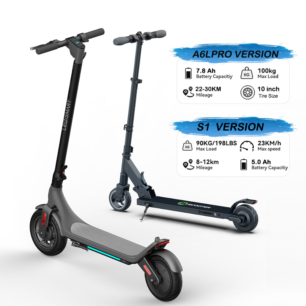 Folding Electric Scooter Adult & Kids, Long Range Escooter Safe Urban Commuter
