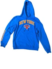 Pro Standard NY New York Knicks Stacked Logo Hoodie NBA  Men's Size XL NWT