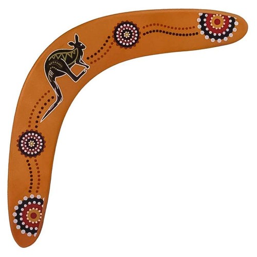 Boomerang in legno per adolescenti e adulti a forma di V Boomerang cattura lancio esterno - Foto 3 di 7