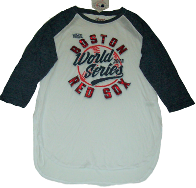 Boston Red Sox NEW Womens World Series Raglan Fashion Shirt 083829