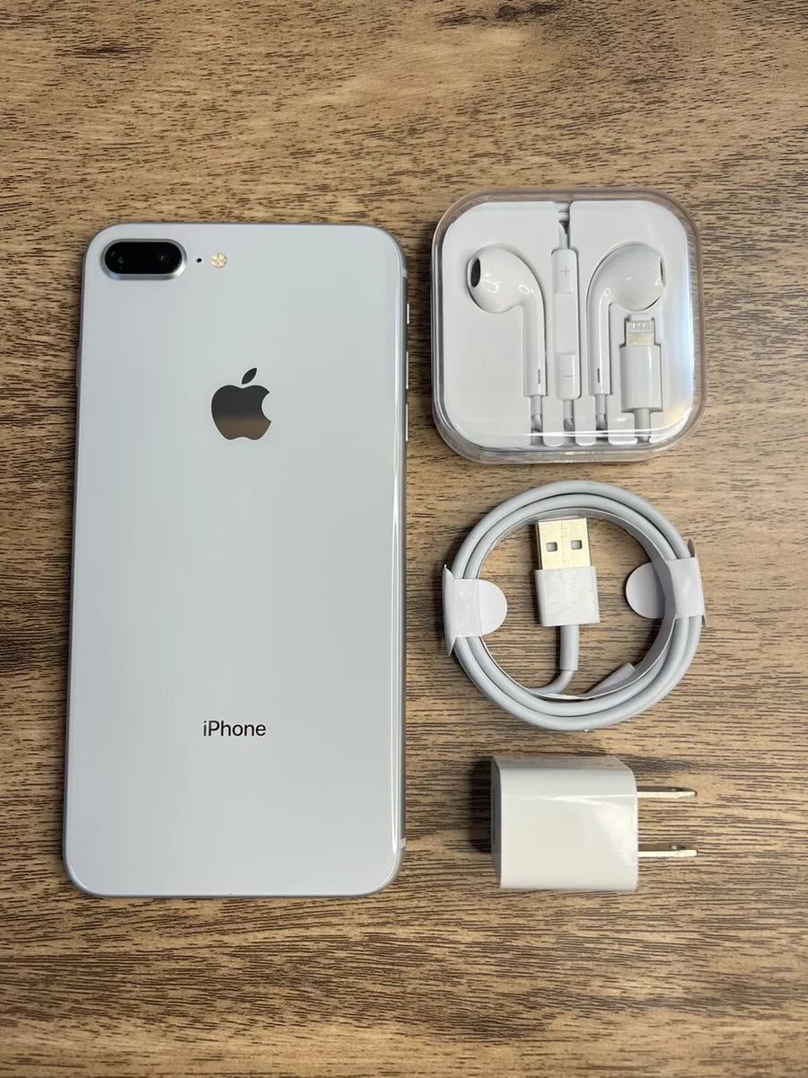 iPhone 8 Plus Silver 64 GB au - スマートフォン本体