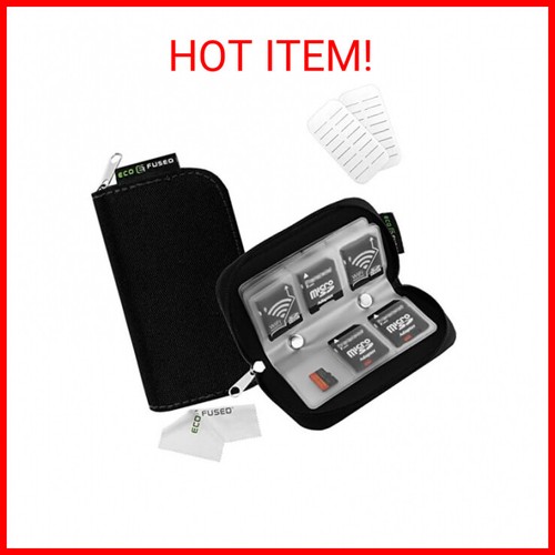Eco-Fused Memory Card Case - Fits Up To 44x SD, SDHC, Micro