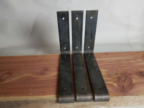 Soporte de estante de metal, rústico, industrial, moderno, estilo de granja, labio frontal de 1/2" - Imagen 4 de 8