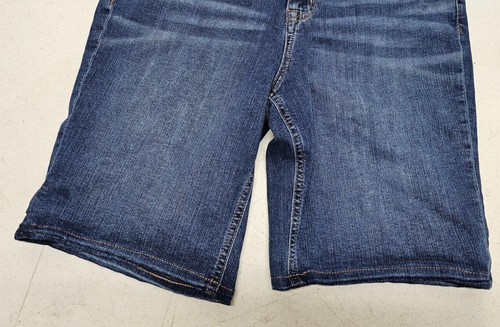 M Jeans By Maurices Womens Size 10 (30x8.5) Long Denim Blue Jean Shorts Stretch - Picture 4 of 8