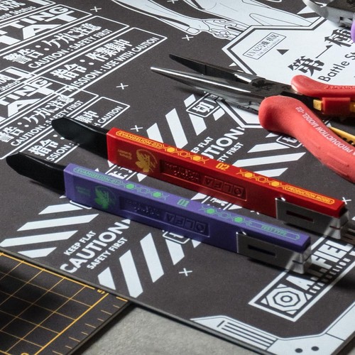 SET A.T.FIELD OLFA Neon Genesis Evangelion Craft Cutter ATF Series 01 02 - Picture 2 of 4