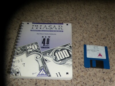 Phasar for the Commodore Amiga on 3.5'' disk with manual