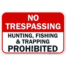No Trespassing, Hunting, Fishing, Trapping Pr...