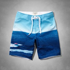 ABERCROMBIE  FITCH MEN S 9" CLASSIC FIT SWIM SHORTS SIZE XSMALL - NWT