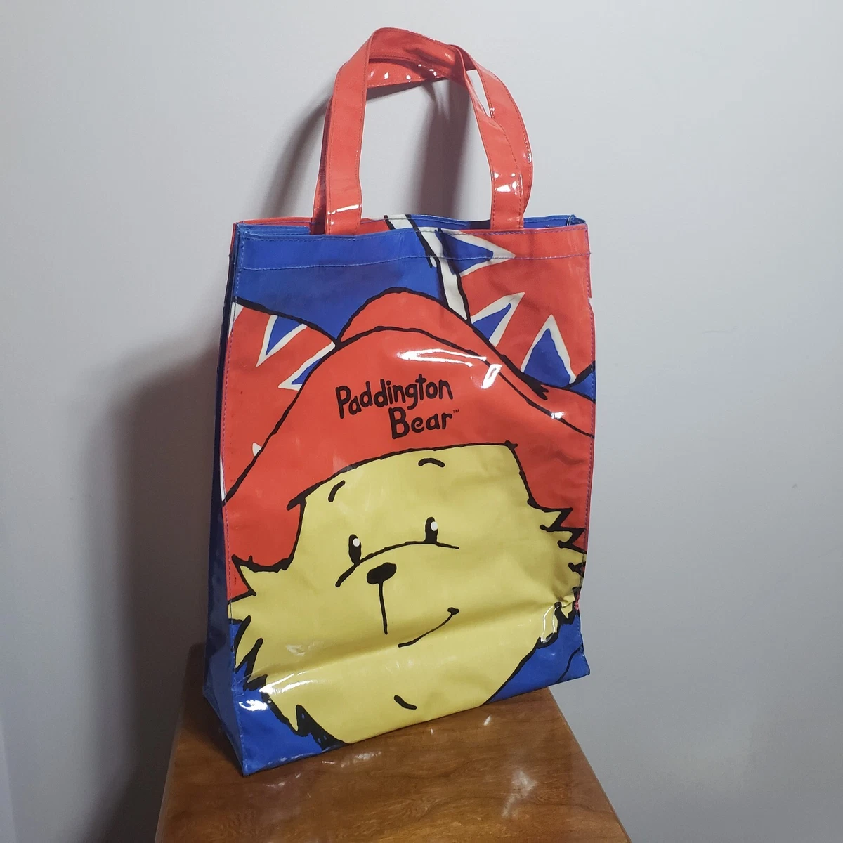 Paddington Bear Tote bag small type 26×23cm vinyl material good