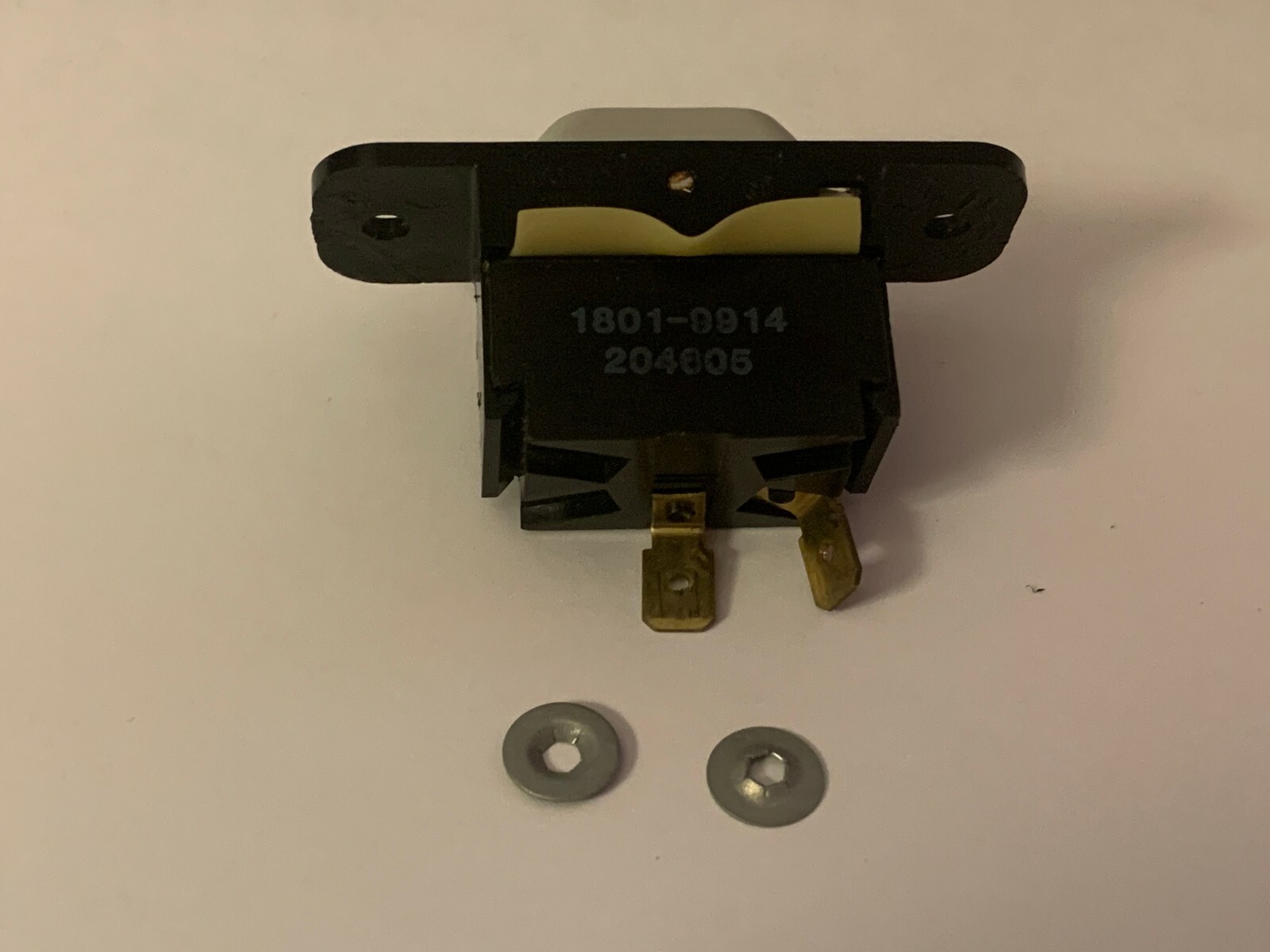 Jenn Air Fan Switch 2 Wire USED See Photos White / Gray Rocker USED