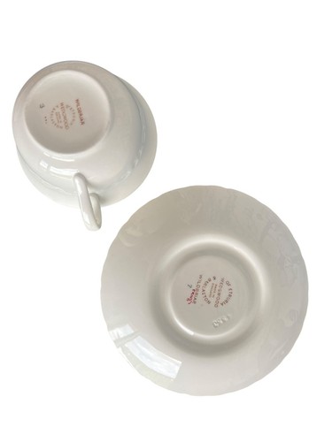 Wedgwood Cup & Saucer Set iWildbriar Pattern Etruria & Barlaston Brown Pink - Picture 6 of 10