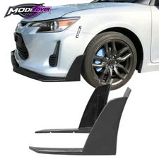 Fit 14-16 Scion tC IKON V3 Style Front Bumper Lip Kit Splitters Winglets 2PCS PU