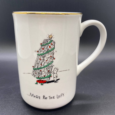Merry Masterpieces Leaning Tower Of Pisa Christmas Tree Dayton Hudson Coffee Mug