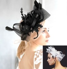 Headband Hair Clip Kentucky Derby Wedding Hat Church Dressy Cocktail Fascinator