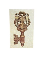 Florentine Key National Handcraft studios decorator key holder Chrome Postcard