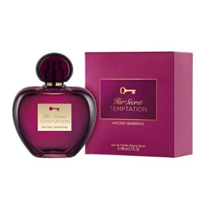 ANTONIO BANDERAS HER SECRET TEMPTATION 80ML EDT SPRAY BRANDNEU & VERSIEGELT