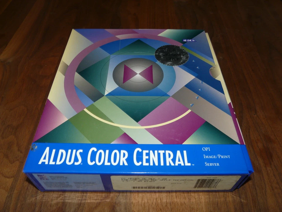 Aldus Color Central 2.2 für MAC englische Version, Rarität - Bild 2 von 4