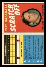1970 Topps Scratch-Offs Baseball #19 Tom Seaver EX *d5