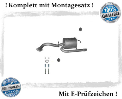 Endschalldämpfer für Daihatsu Charade VIII 1.3 16V Auspuff Montagesatz