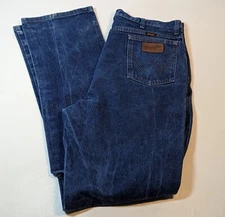 Wrangler Cowboy Cut Jeans Denim Rodeo Work 945NAV Mens Size 36x36 (Tag 38x36)