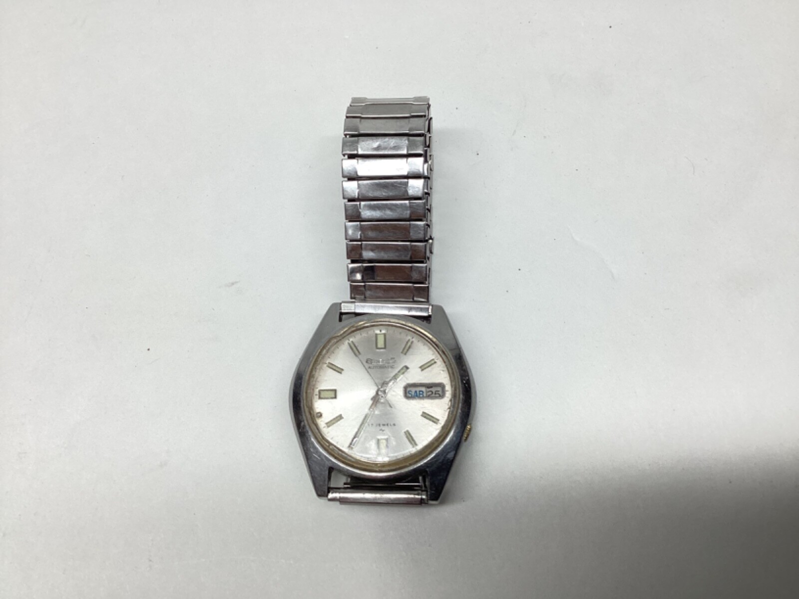 Montre Bracelet Automatique Vintage 17 Jewels - Marque Type Seiko - Fonctionne - Occasion