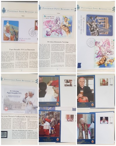 Papst Benedikt XVI. - Briefmarken- und Motivsammlung im Album aus Borek Abbo 04 - Bild 2 von 12