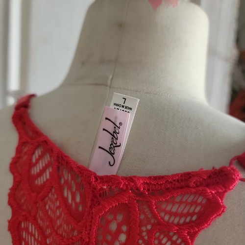 Jezebel RENEE Red Lace Set NWOT Sz L - Picture 7 of 10