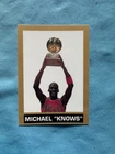 MICHAEL JORDAN MICHAEL KNOWS SLAM DUNK COMPETITIONS PROMO CARD SP RARE BULLS