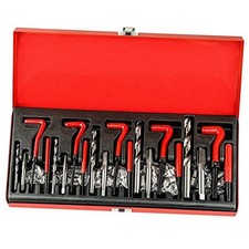 Helicoil Metric Thread Repair Tool Kit - HSS Drill Repair Kit - 131PC