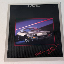 Camaro 1984 Sales Brochure Catalog Vintage Made In USA