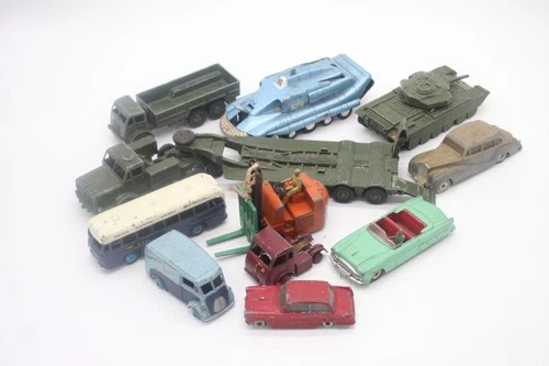 F x11 Vintage Dinky Diecast Vehicles Inc Centurion Tank, Spectrum Etc