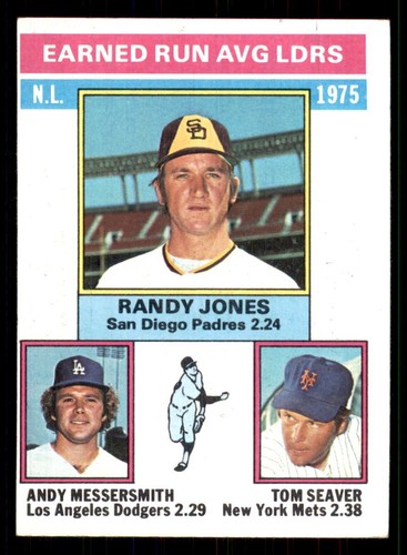 1976 NL ERA Leaders [Jones, Messersmith, Seaver] #201