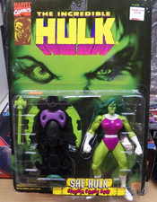 1996 Toy Biz Marvel Comics: The Incredible Hulk: She Hulk Figure Gamma Cross Bow