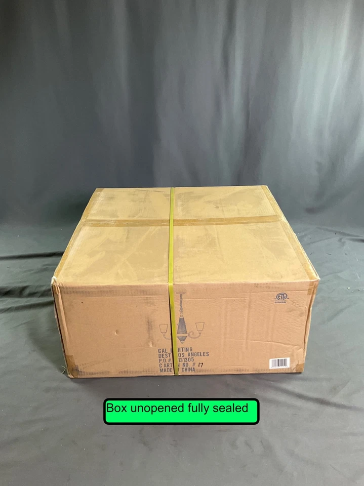 Cal Lighting Monticello Elegant Chandelier, Ceiling Light Fixture 020193152522 - Image 3 of 4