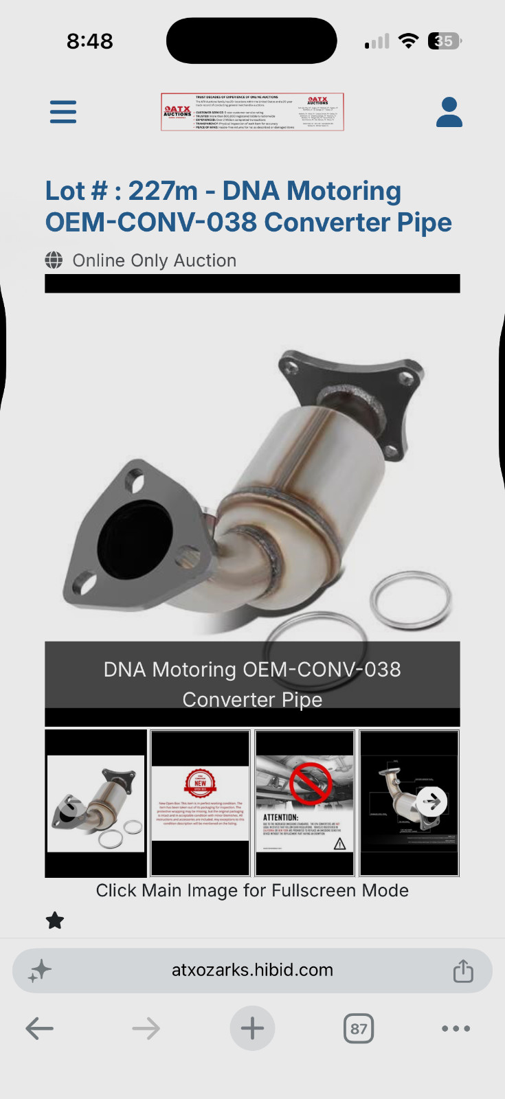 FOR 04-09 NISSAN QUEST MAXIMA ALTIMA V6 AT CATALYTIC CONVERTER EXHAUST PIPE KIT