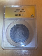 1807 Draped Bust Half Dollar (ANACS G4)