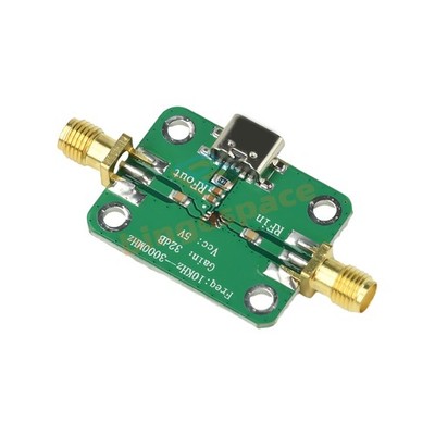 10KHz ~ 3GHz RF Wideband Amplifier module Gain 32dB Low-noise Amplifier LNA