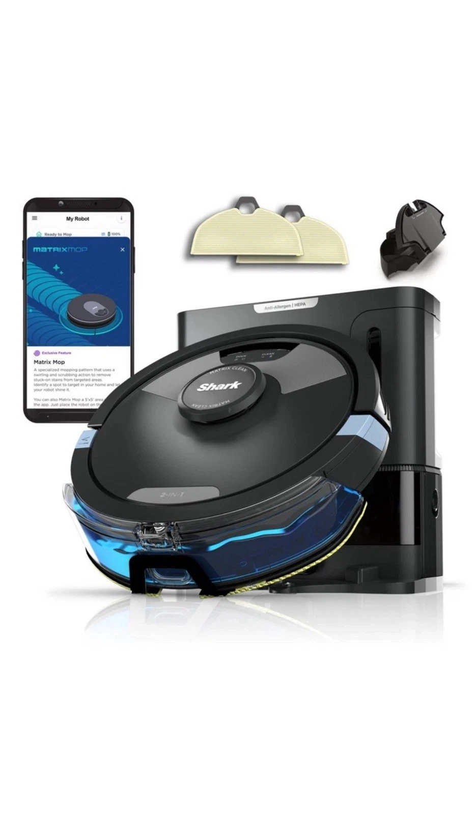 Shark AI Ultra RV2610WA 2-in-1 Robot Vacuum & Mop with XL