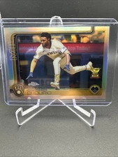 2025 Topps Chrome Jackson Chourio Refractor #262 Brewers