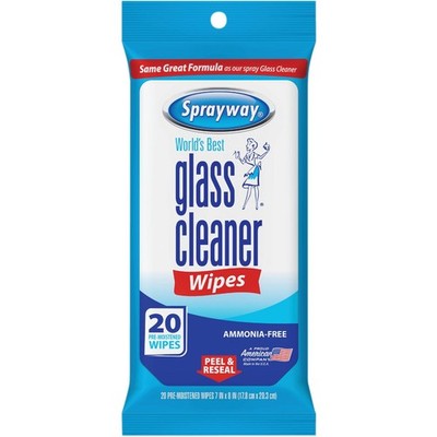 Sprayway Glass & Surface Cleaner Wipe (20-Count) 1000047371 Sprayway 1000047371
