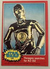 Topps Star Wars Series 2 #124-Threepio searches for r2-D2! - Mint Sharp Corners!