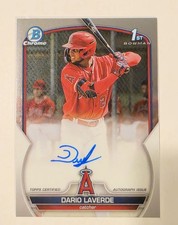 2023 Bowman Chrome - Prospect Autographs Dario Laverde #CPA-DL (AU, RC)