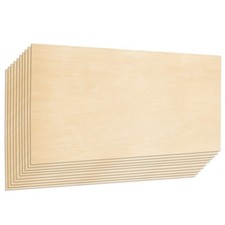 Plywood Sheet Board, A Grade, 22 x 12 inch, 1.5mm Thick, Pack of 10... Fast Ship