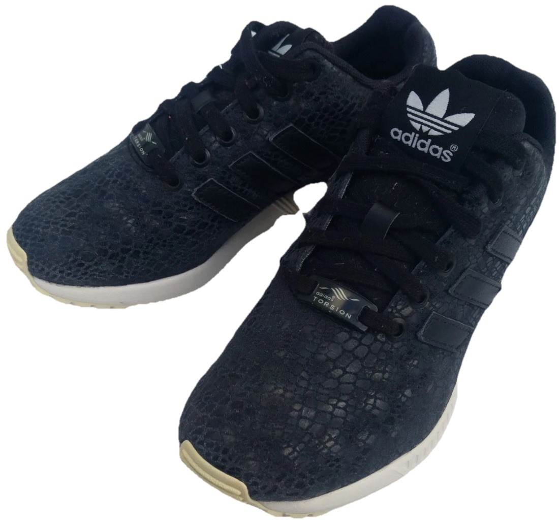 Adidas Originals ZX Flux S79408 Teens Core Black Trainers Size UK 3.5 EU 36 US 5 image 6