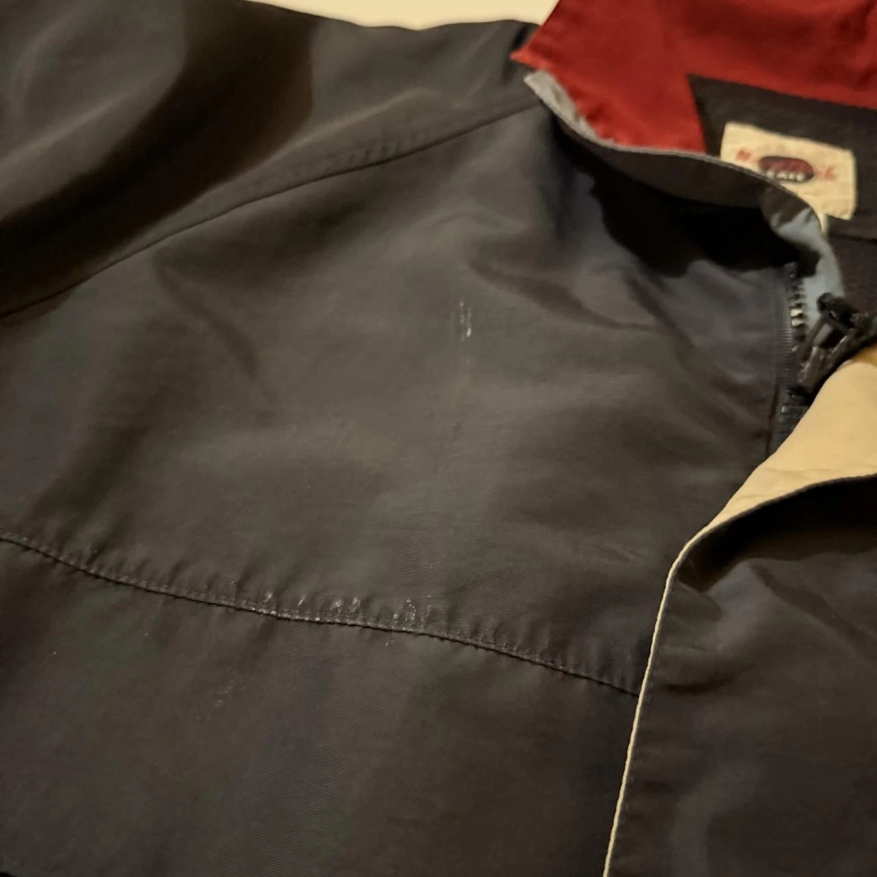 90s vintage Hard Rock Cafe navy miami windbreaker jacket - product detail image 7