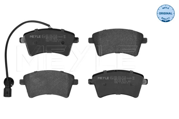 Frein à disque Meyle 025 252 9118 plaquettes de frein pour RENAULT 410605649R