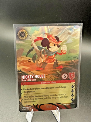 Disney Lorcana Mickey Mouse Brave Little Tailor D23 Collection Promo 01/ D23